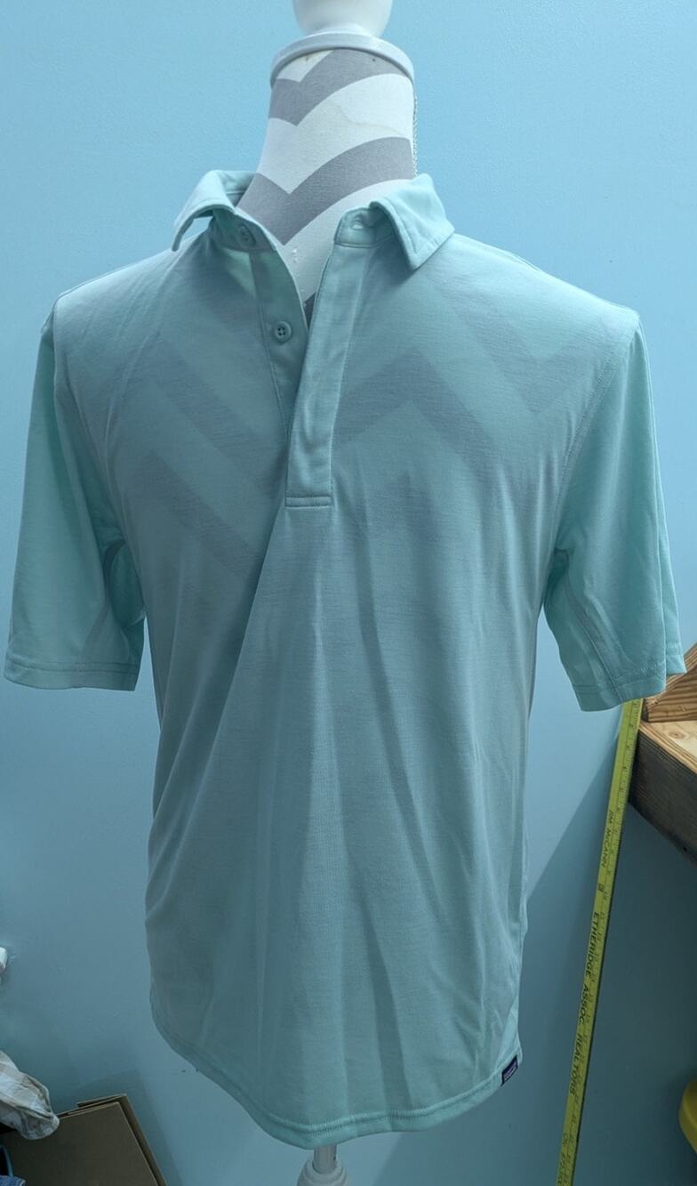 Patagonia Capilene Cool Trail Polo Mens S mint green